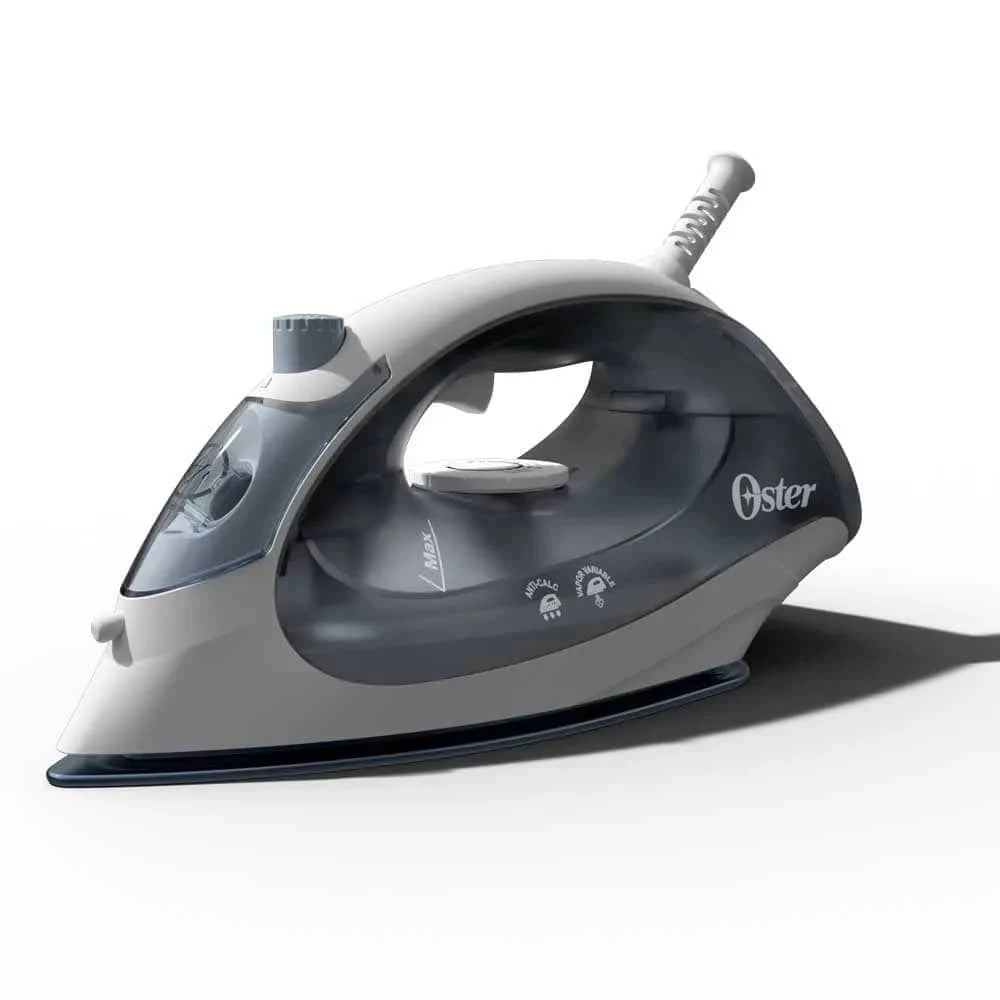 Plancha a vapor Oster para ropa con diseño ergonómico y control de temperatura ajustable